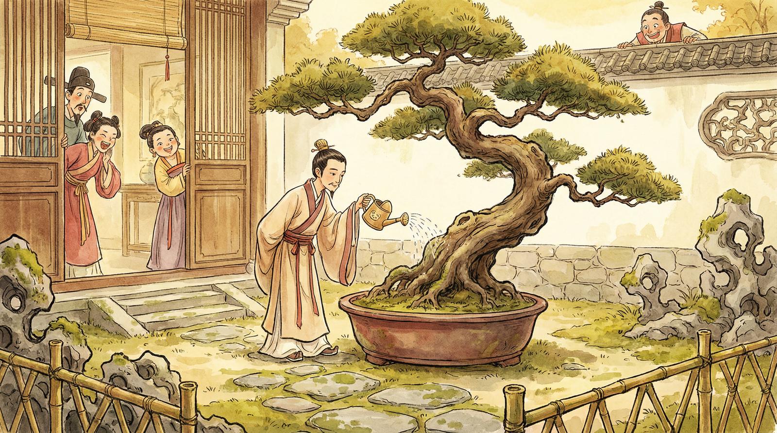 抖阴百年盆景修剪视频演示